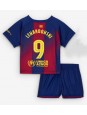 Barcelona Robert Lewandowski #9 Replika Hemmakläder Barn 2025-26 Kortärmad (+ byxor)